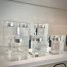 Load image into Gallery viewer, Crystal Tealight Holder - Ice